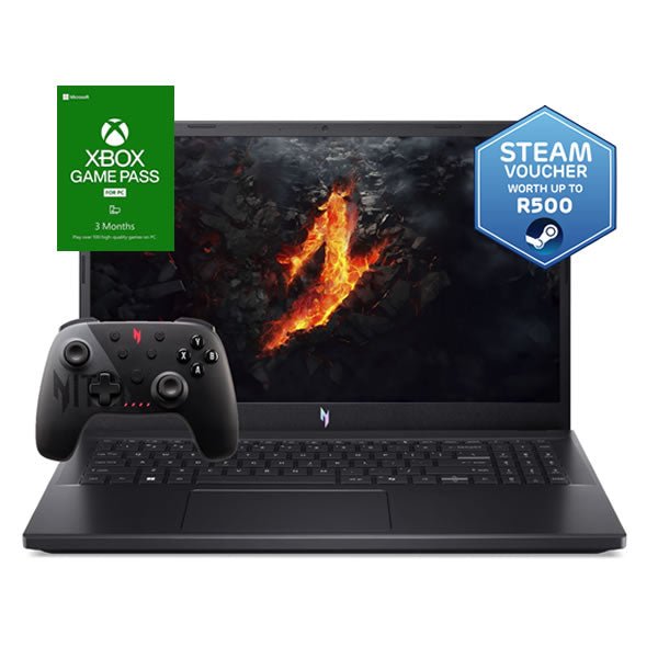Acer | Nitro V15 | AMD Ryzen 5 | 15.6" FHD | 16GB RAM | 512GB SSD | Nvidia GeForce RTX 3050 6GB Gaming - Obsidian Black