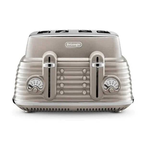Delonghi CTZS4003.BG Scultura 4 Slice Toaster - Beige