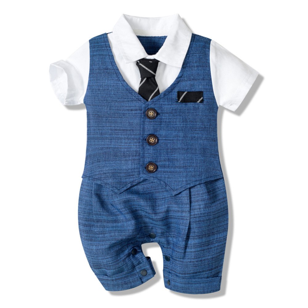 Baby Romper Summer New Style Male Onesies - Image 4