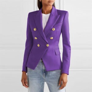 Solid-color Fashionable Casual Suit Jacket