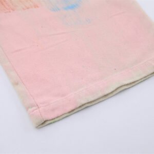 Painting Graffiti Denim Suspender Pants Men