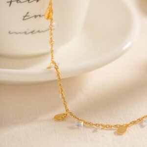 Women's Fashion Personalized Water Drop Tassel Anklet