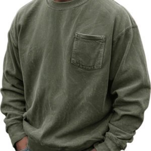 Men's Pullover Round Neck Long Sleeves Sweater