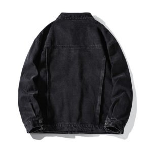 Heavyweight Relaxed-fit Denim Work Jacket In A Vintage American Style
