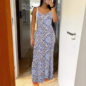 New Womens Backless Slip Dress