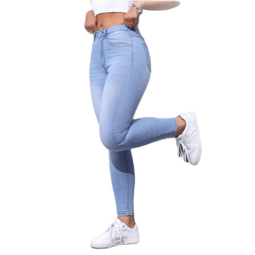 Women's European And American Women's Clothing Tight Denim Skinny Pants - Image 5