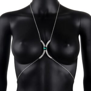 Diamond Tassel Chest Necklace Accessories Body Chains