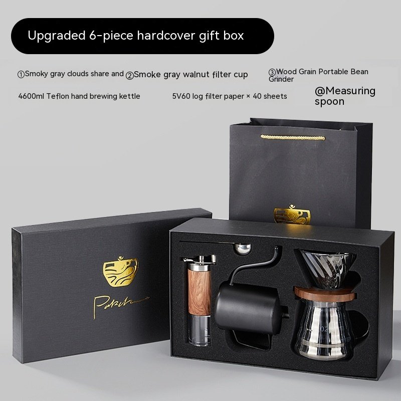 Pour-over Coffee Suit Gift Box Household American Coffee Maker Coffee Pot With Scale Combination - Image 8