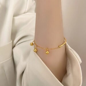 Titanium Steel Ball Lucky Bead Bracelet