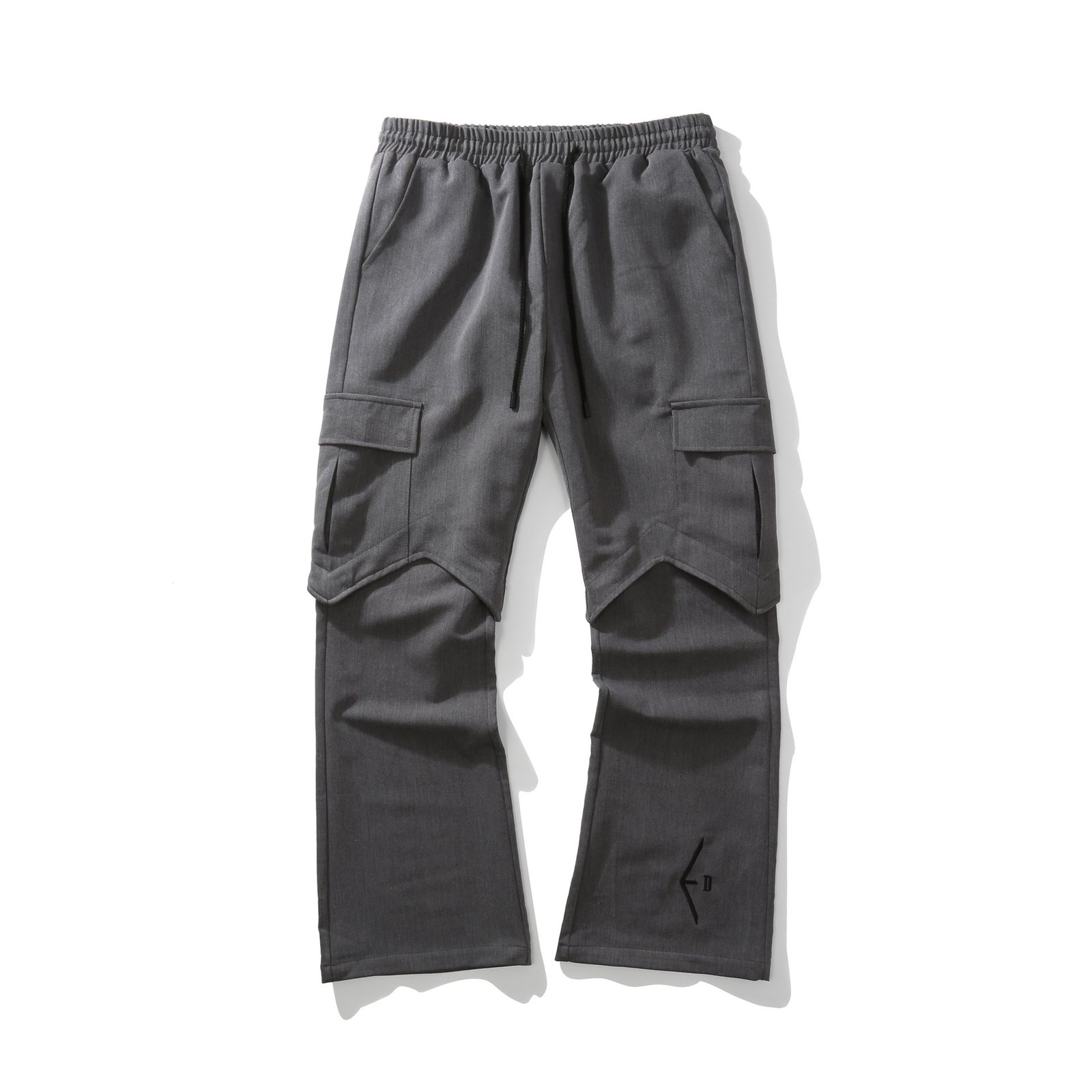 Street Embroidered Flared Loose Men's Casual Pants - Image 3
