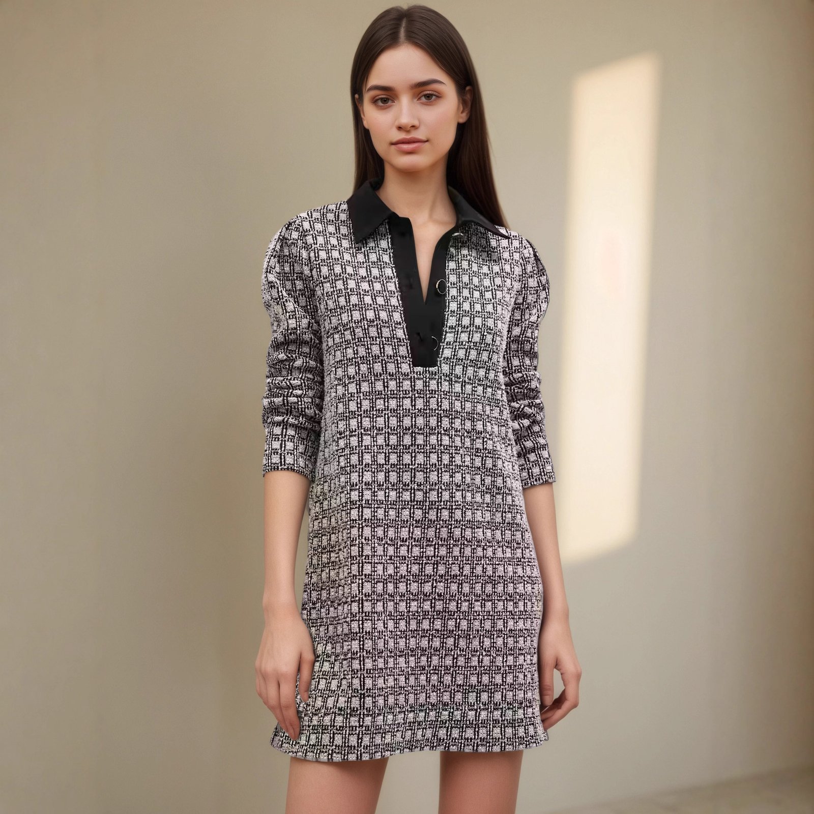 French-style Elegant Knit Dress