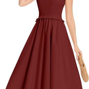 New French-style Elegant And Fashionable Strap Waist-cinching Dress