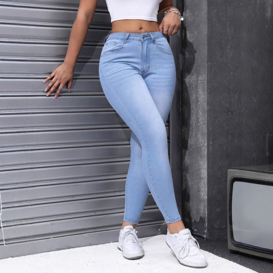 Women's European And American Women's Clothing Tight Denim Skinny Pants - Image 4