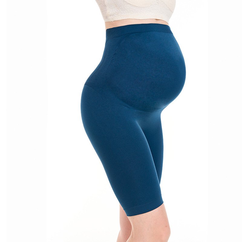 Knitted High Elastic Belly Contracting Hip Lifting Pregnant Women Shaping Pants - Image 5