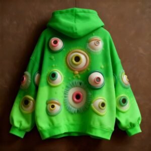 Fashion Casual Printed Polyester Sweater