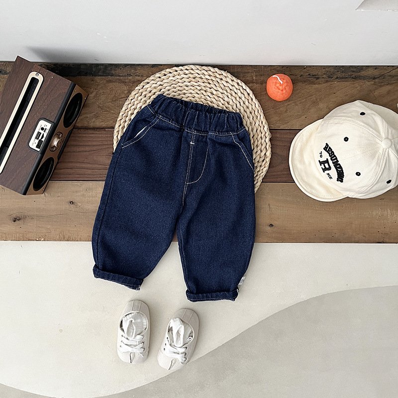 Trendy Thin Children's Soft Jeans - Image 7