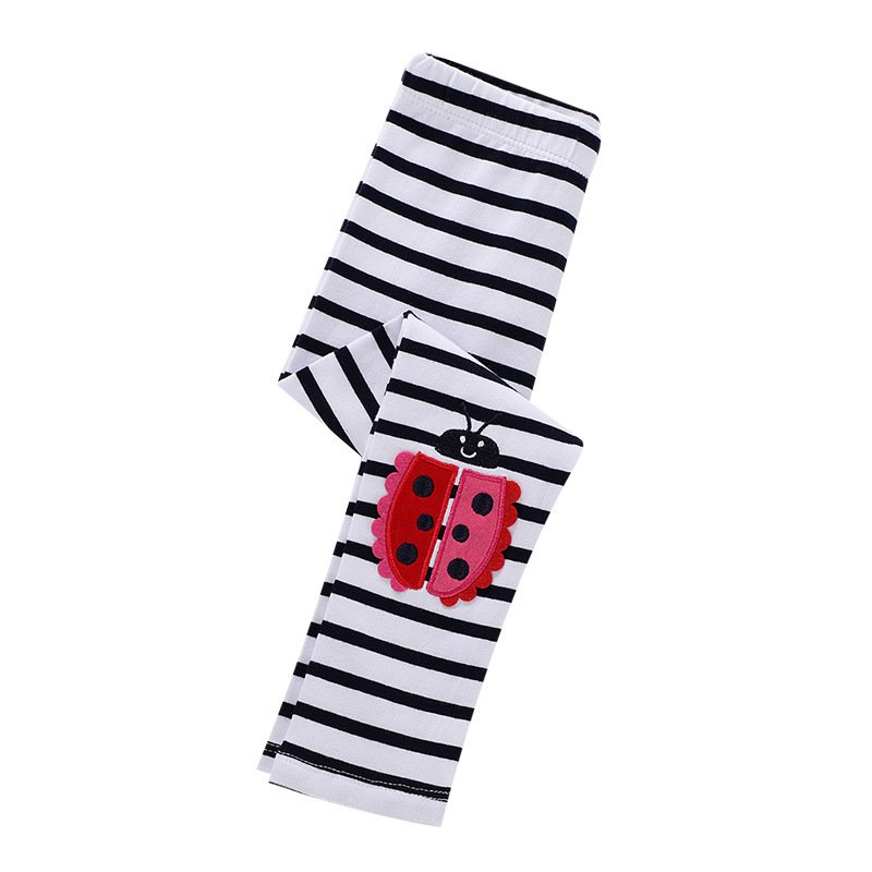 Spring new European and American children's pantyhose cartoon girls trousers leggings cute children's clothing