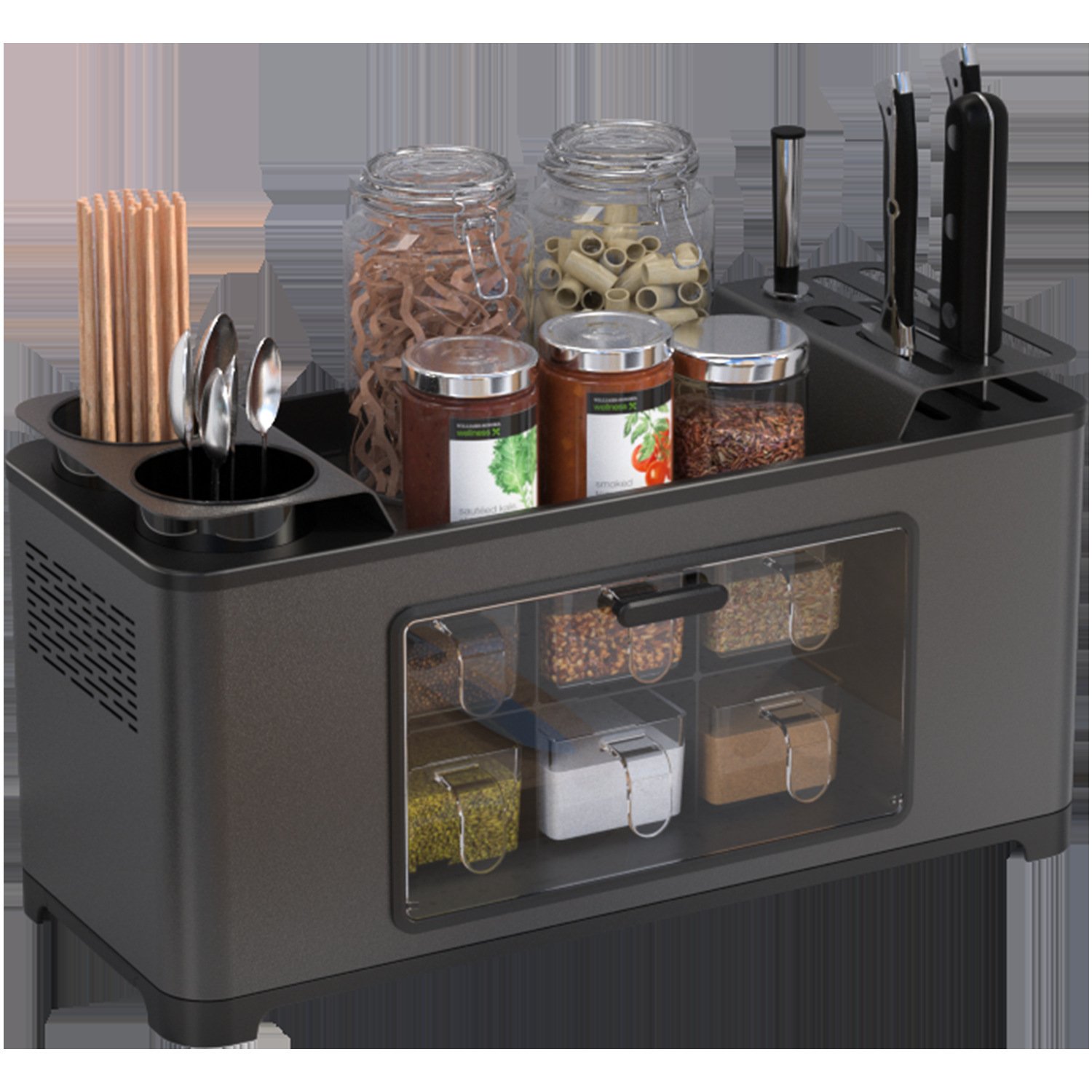 Multifunctional Storage Box For Kitchen Shelf - Image 7