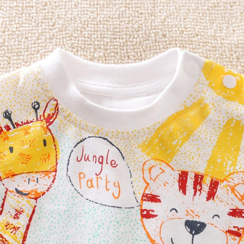 Spring And Autumn New Baby Onesies - Image 7