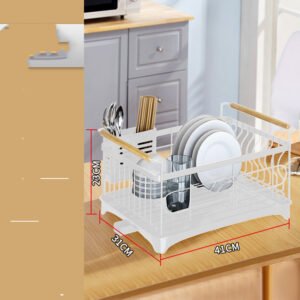 Stainless Steel Dish Rack Drain Rack Dish Rack Kitchen Shelf