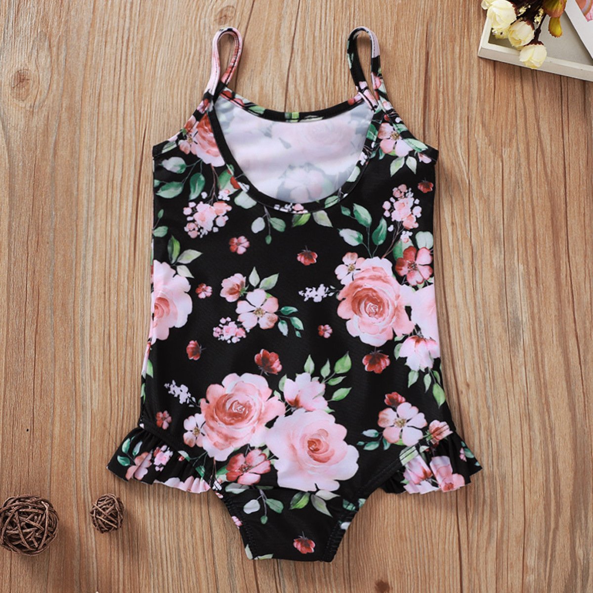 Summer Swimsuit Little Girl Toddler Baby Ladies Bikini Set Fruit Print - Image 3