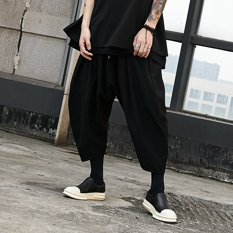 Chinese Literary Style Profile Harem Pants - Image 4