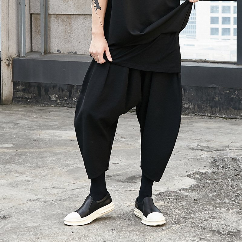 Chinese Literary Style Profile Harem Pants - Image 2