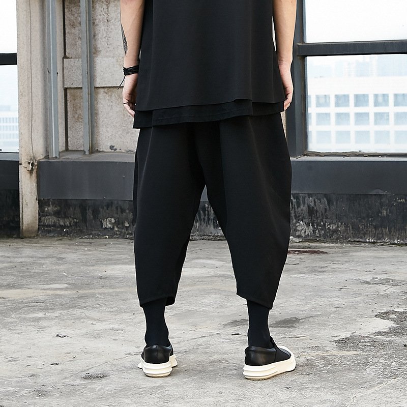 Chinese Literary Style Profile Harem Pants - Image 5