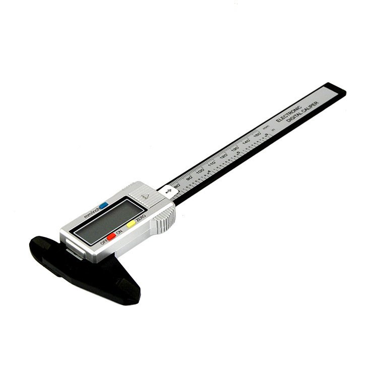 Calibrador Digital Vernier De Carcasa De Metal,.Pinza De Acero Inoxidable, Digital,.Micrometro De Calibre De Fibra De Carbono.0-150Mm.6 - Image 4
