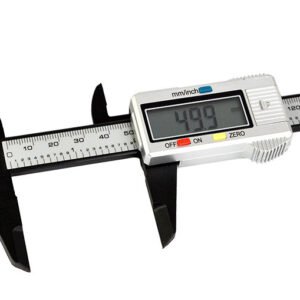 Calibrador Digital Vernier De Carcasa De Metal,.Pinza De Acero Inoxidable, Digital,.Micrometro De Calibre De Fibra De Carbono.0-150Mm.6