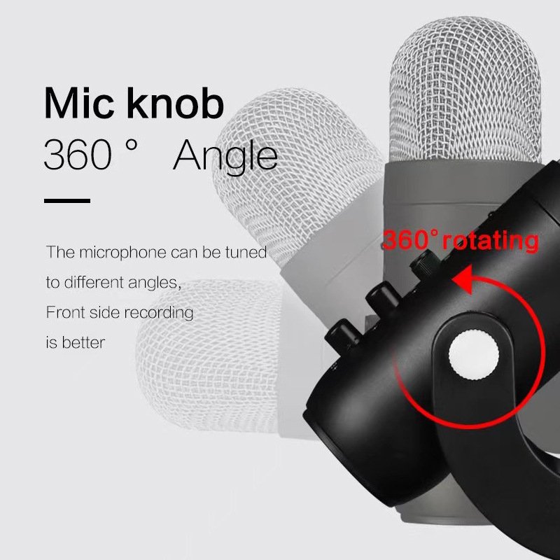 Professional Dubbing Microphone Hd Noise Reduction Recording Equipment Dedicated For Live Broadcast - Image 3