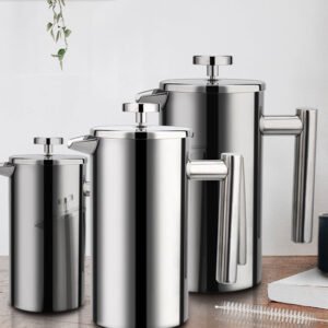 French Press Coffee Maker Stainless Steel Coffee Percolator