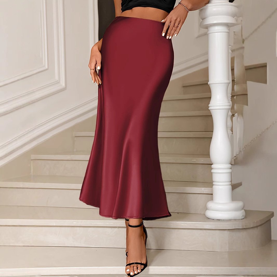 Temperament High Waist Fishtail Skirt For Women - Image 5