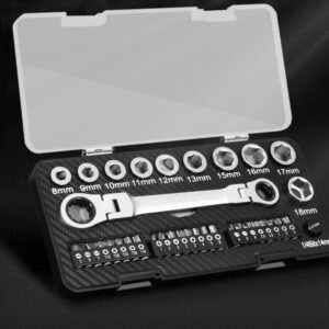 Ratchet Wrench Set Sleeve Screwdriver Set Amazon Ebay Tools Hot Selling Product Multi-function Two-way Ratchet