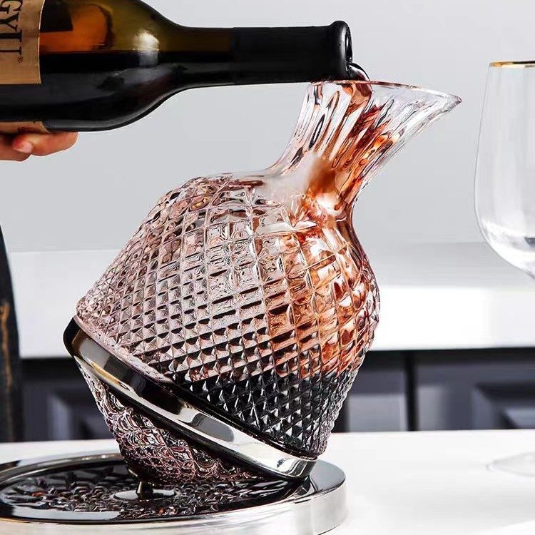Light Luxury Good-looking Glass Gyro Wine Decanter Household High-end - Image 9
