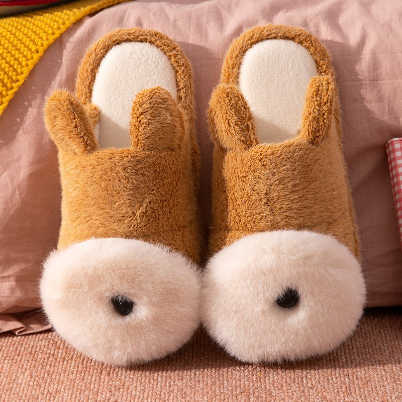 Cotton Slippers Female Indoor Household Warmth Thick-soled Non-slip - Image 6