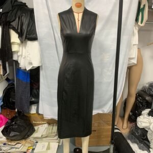 Women's Solid-color Fashionable And Elegant Figure-hugging Dress