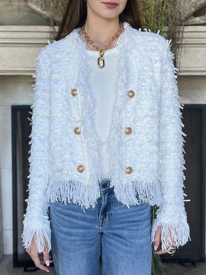 European And American Fashion Elegant Niche Tassel Jacket Women - Image 6