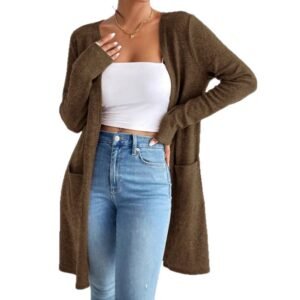 Hot-selling Casual All-match Knit Cardigan From Europe And The US