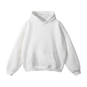 New Loose Fleece Trendy Drop Shoulder Solid Color Hoodie