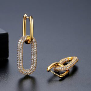 Jinse Light Luxury Ear Clips, Fashionable And Stylish, European And American Style, Unique For Women