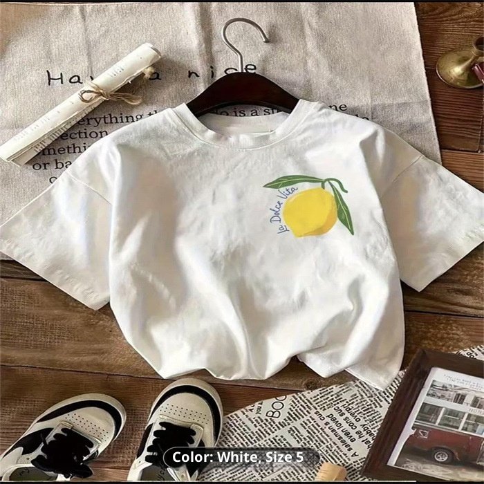 Summer T-shirt Print Fashion Casual Cute Short Sleeve Women's - Image 2