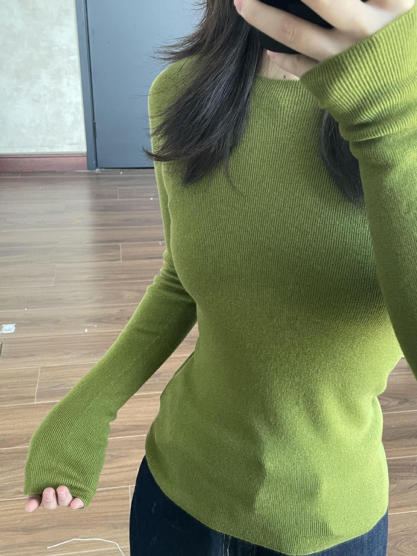 Round Neck Knitted Sweater For Women - Image 9