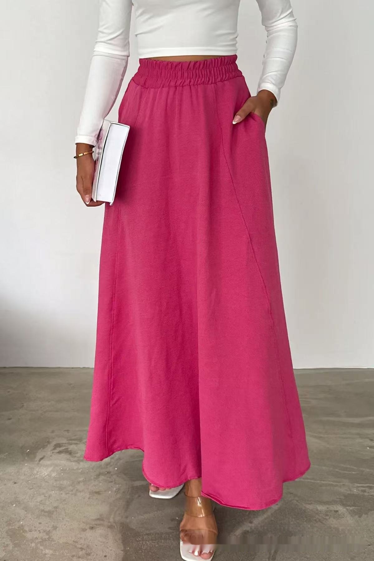 European And American Leisure A- Line Loose Fashion Women's Wear Long Dress - Image 3