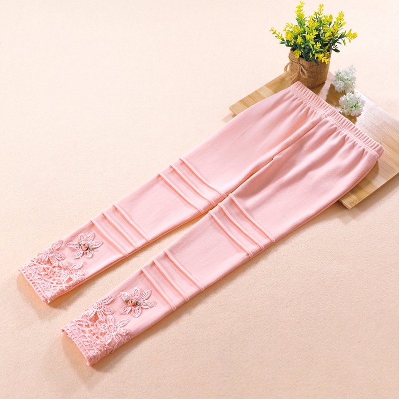 Children's Western Style Lace Long Pants - Image 3