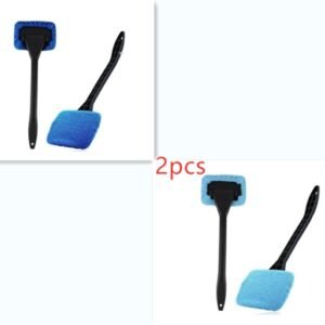 Car Window Pivoting Microfiber Cleaner Auto Window Cleaner