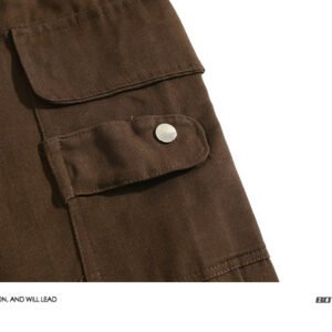 Multi-pocket Overalls Men's Spring And Autumn Casual Pants