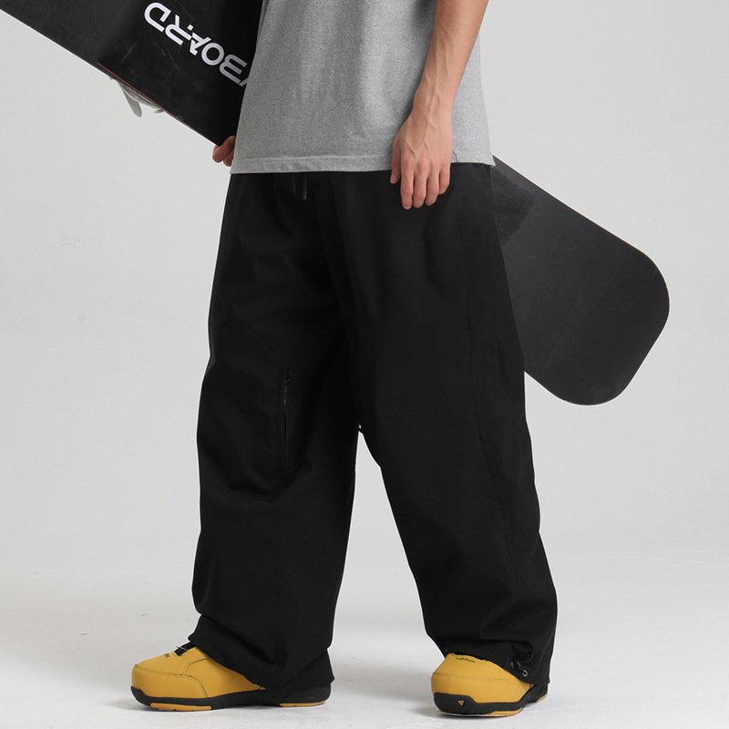 New Loose Single-board Windproof Waterproof Breathable Wide-leg Work Pants - Image 2