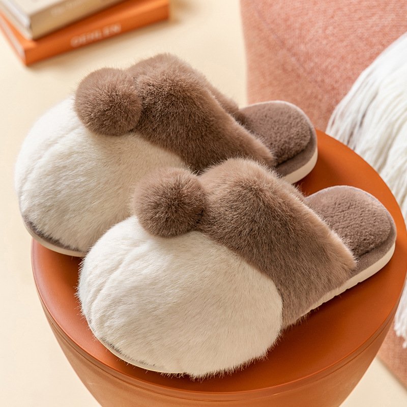 Women's Cute Indoor Plush Corgi Slippers - Image 3