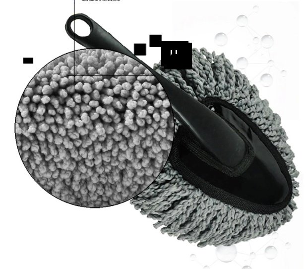 DETACHABLE MINI SOFT CAR CLEANING SUPPLIES MICROFIBER DUSTER INTERIOR CLEANER TO TRAP DUST AND POLLEN FOR CAR BIKE OR HOME USE - Image 2